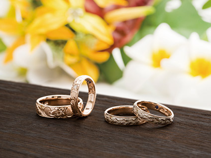 新潟で人気の結婚指輪と婚約指輪 BROOCH MANAKA（マカナ）| 新潟のマリッジリングを攻略「ハワイアンジュエリーの結婚指輪編」| BROOCHサイト内 オシャレジュエリーMAKANAのブランドページのご紹介