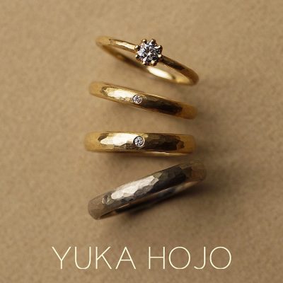 ナチュラルな結婚指輪が人気のYUKAHOJO