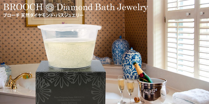 新潟のダイヤモンド BROOCHオリジナル ダイヤモンドバスジュエリー