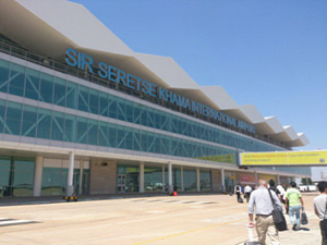 Gaboroneハボローネ国際空港はボツワナの空の玄関口