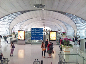 バンコク、スワンナプーム国際空港