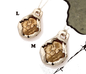 Emigre アンティークボタンネックレス