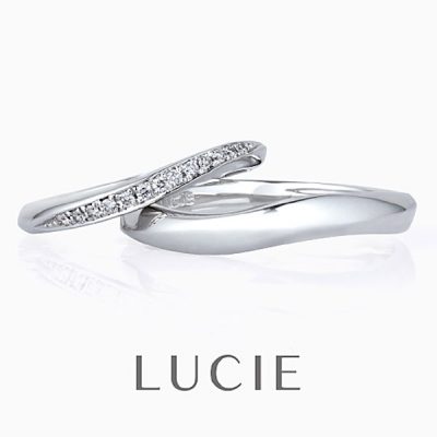 新潟でシンプルかわいいダイヤモンドが華やかな結婚指輪マリッジリングを探すならLUCIEルシエのSerenadeセレナーデ