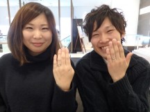 スイス製鍛造の結婚指輪フラージャコー