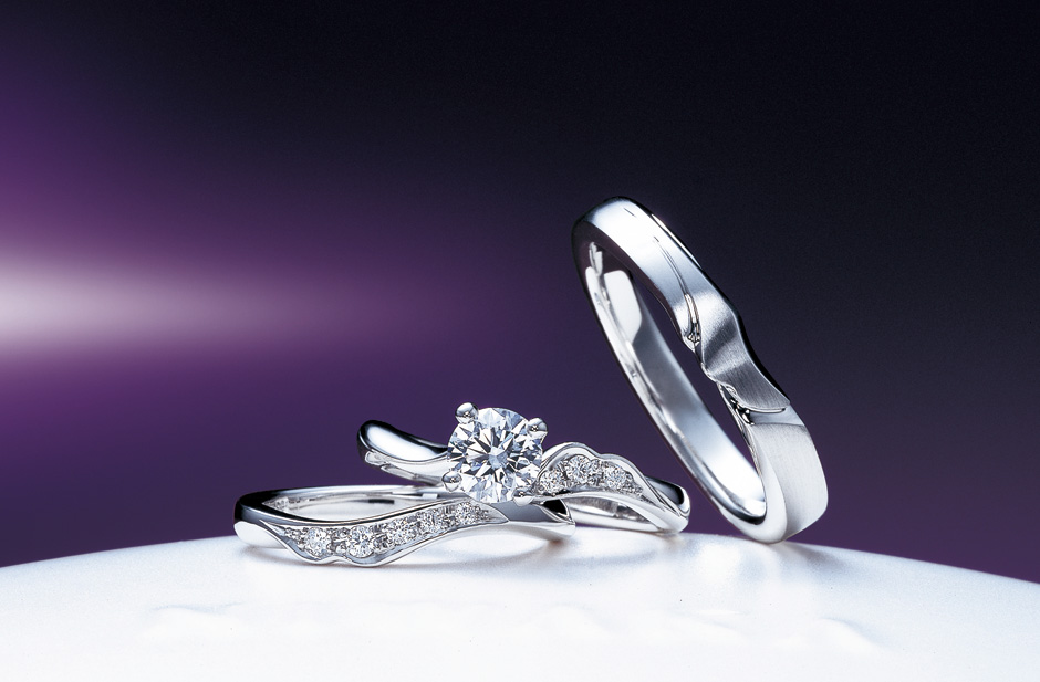 新潟で人気の結婚指輪と婚約指輪 BROOCH 俄(にわか) | 大人花嫁の上質なウエディングシーンを作り出す、にわか（ニワカ）のウエディングリング