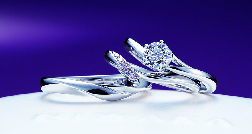 新潟　結婚指輪　シンプル　niwaka　初桜