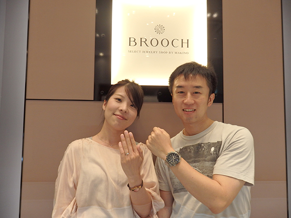 3石デザインと細さにこだわって選びました！