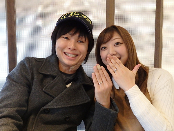 素敵な指輪を選べました