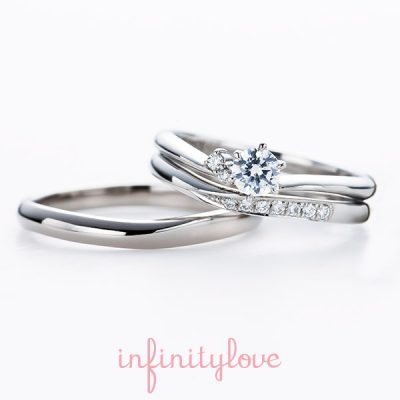 新潟の可愛くて着けやすい婚約指輪と結婚指輪ならInfinityLoveもMoon
