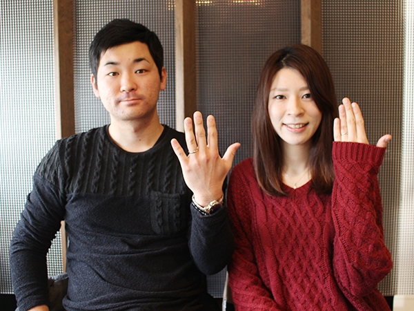 シンプルで着け心地のいい指輪