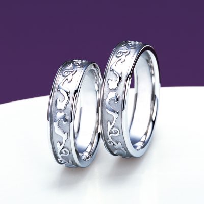 全周デザインのかっこいい結婚指輪
