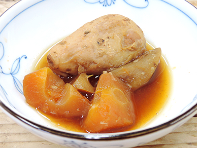 里芋と人参の煮物