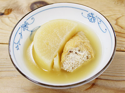 油揚げと大根の煮物