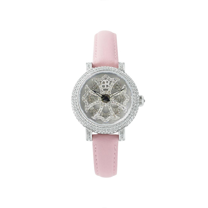 LILY 31MM PINK x SILVER<革ベルト>