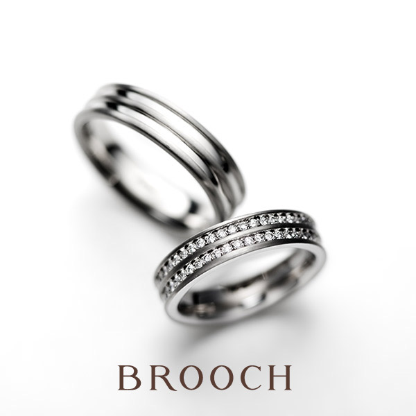 新潟　結婚指輪　婚約指輪　シンプル　ボリューム　王道　ゴージャス　素敵　ダイアモンド　プラチナ　サプライズ　プロポーズ　ブライダ　新潟　ブローチ　BROOCH