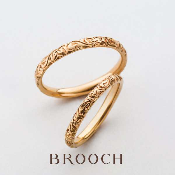 新潟でデザイン性があってゴールドの素材でお作りするならガロピーナガロパンがおすすめ取扱いは新潟でブローチだけ