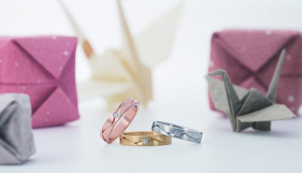 新潟結婚指輪婚約指輪ブライダル鍛造製法フラージャコーブローチBROOCH