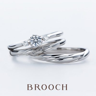 お花モチーフの可愛い結婚指輪婚約指輪さがすならジャスミン