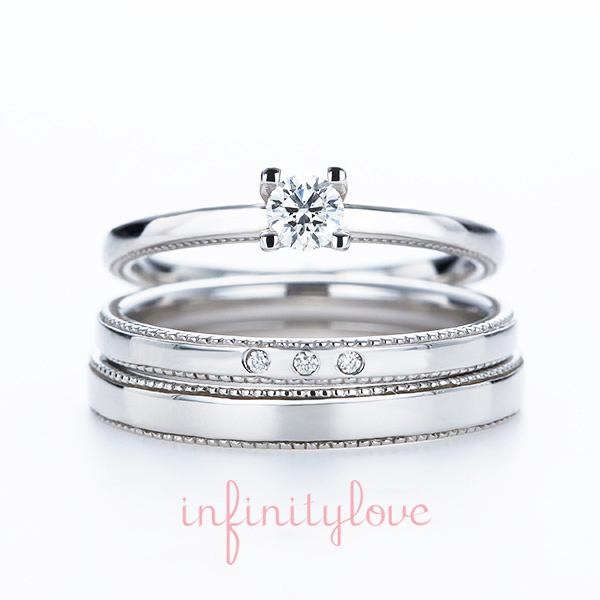 新潟でキラキラかわいい結婚指輪婚約指輪ならBROOCH取り扱いのInfinityLoveインフィニティラブ