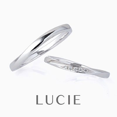 新潟でシンプル可愛い結婚指輪ならLUCIEの取り扱いのあるBROOCHで