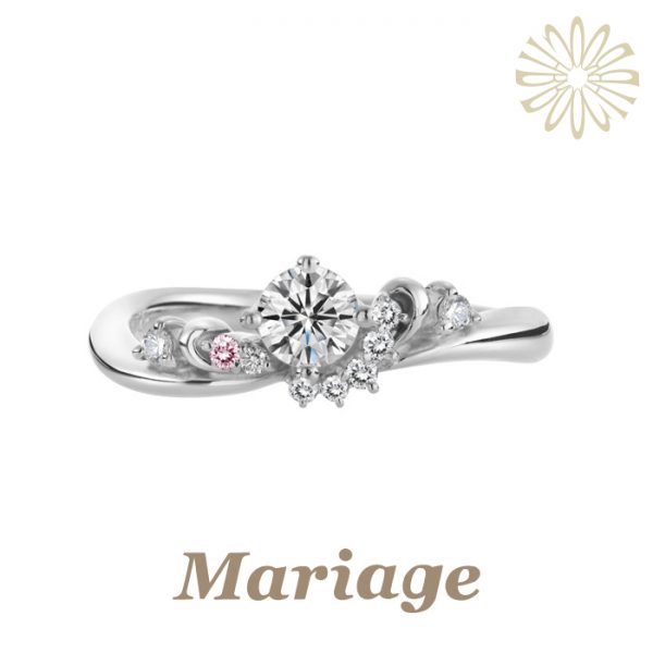 おとな可愛いセットリングならこれ女神の結婚指輪MariageのVenus