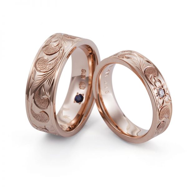 おしゃれかっこいい結婚指輪ならハワイアンジュエリーのマカナがイイ 新潟の婚約指輪 結婚指輪 Brooch ブローチ