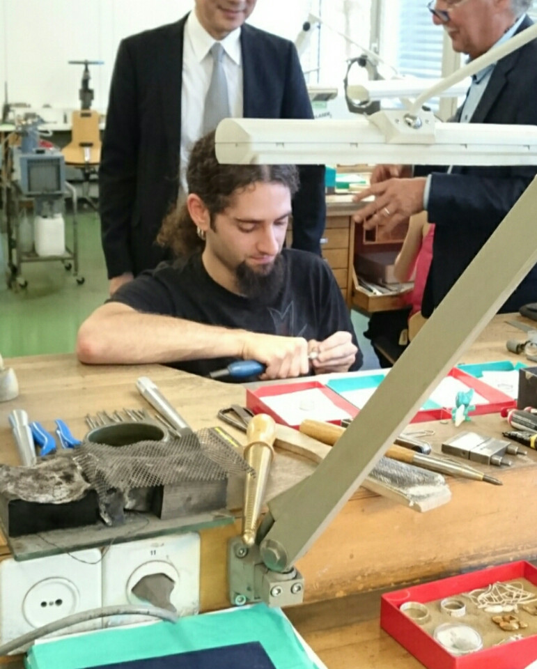 真剣にリングと向き合っています