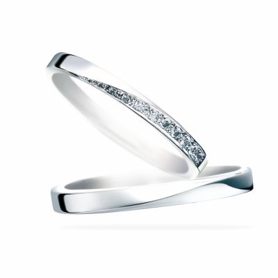 新潟結婚指輪人気ブランド鍛造サムシングブルーおすすめプラチナリング