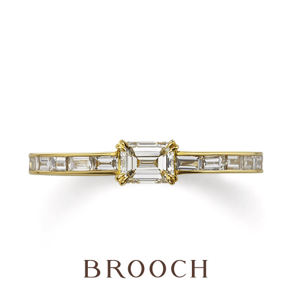 SNSで人気の四角いカットのダイヤモンドが特徴のブランドはORECCHIO
