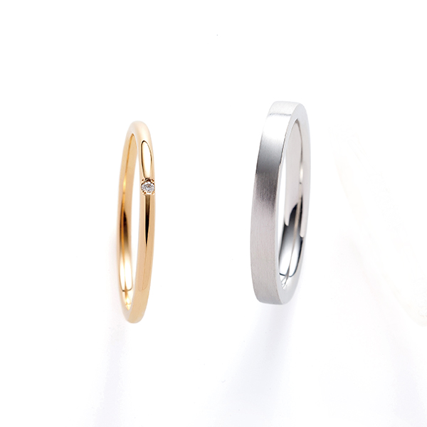 シンプルかわいいENUOVEのマリッジリング結婚指輪