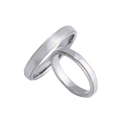 新潟でシンプルかっこいいストレートの丈夫な結婚指輪マリッジリングを買うならBROOCHブローチのFURRER-JACOTフラージャコー
