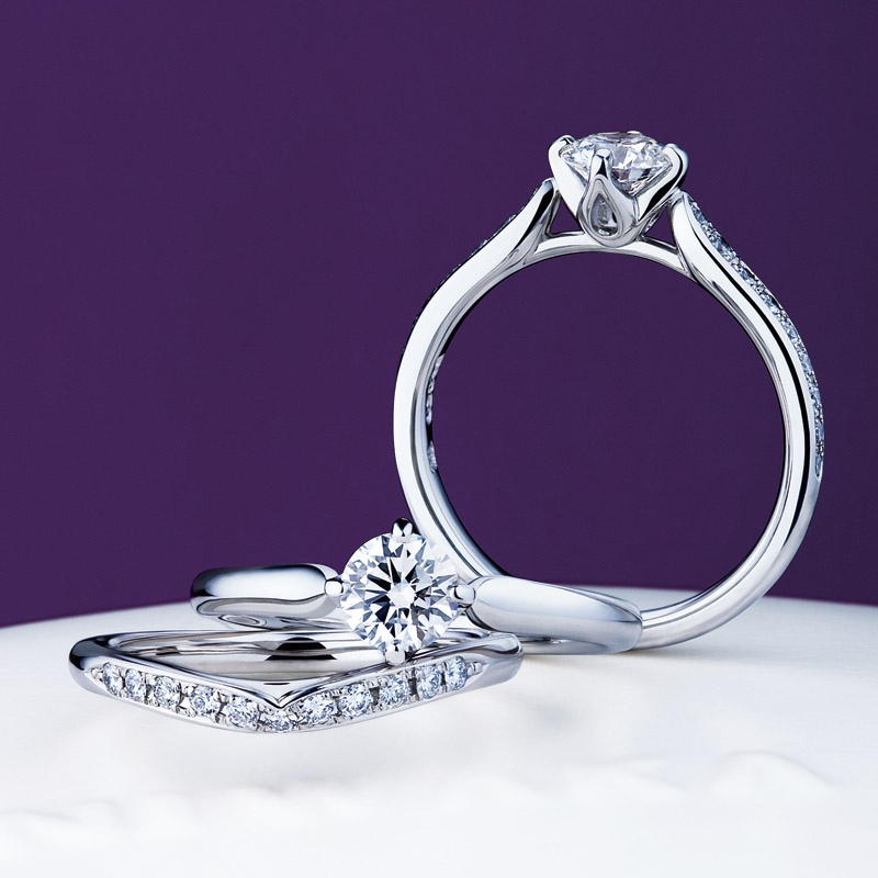 NIWAKA ニワカ　俄　にわか　睡蓮　すいれん　BROOCH　ブローチ　結婚指輪　婚約指輪　マリッジリング　エンゲージリング　サプライズ　プロポーズ　シンプル　ダイヤモンド　キレイ　かわいい　キラキラ