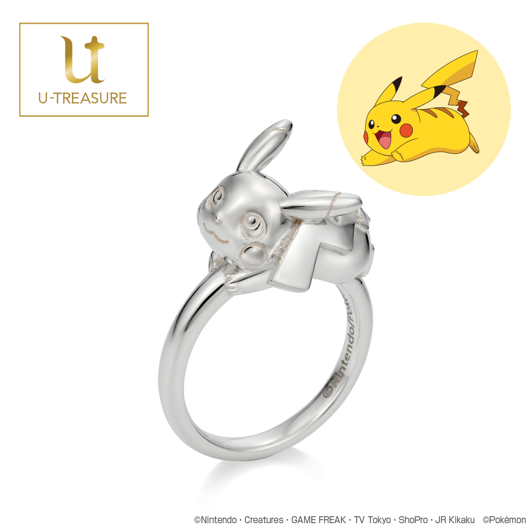 ポケモン ピカチュウ リング シルバー 新潟で婚約指輪 結婚指輪brooch