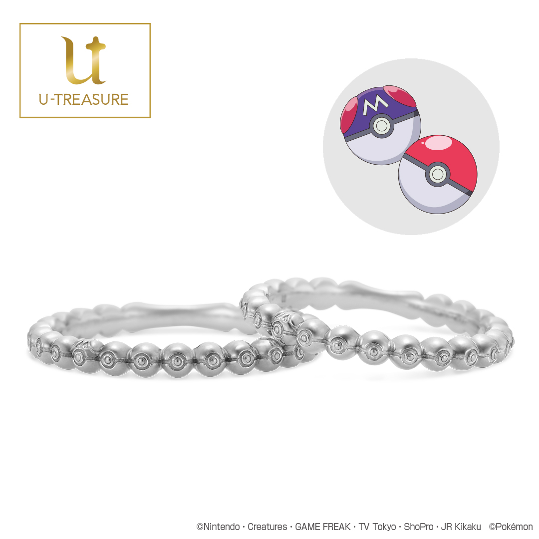 ポケモン モンスターボール ペアリング プラチナ 新潟の婚約指輪 結婚指輪 Brooch ブローチ