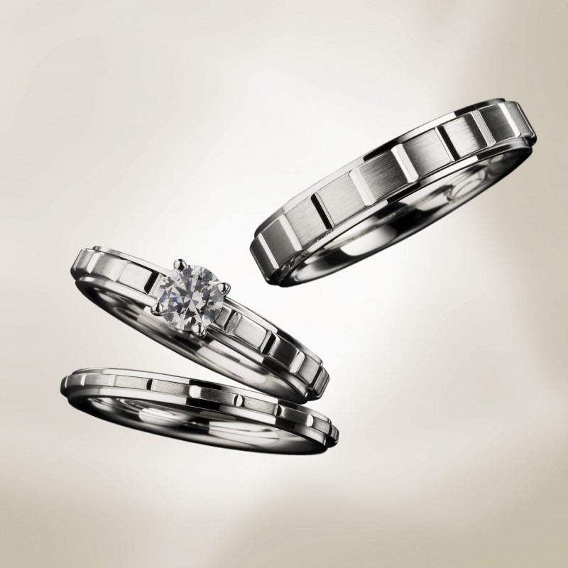 シンプルで格好いい結婚指Euro Wedding Band　ユーロウェディングバンド　輪婚約指輪