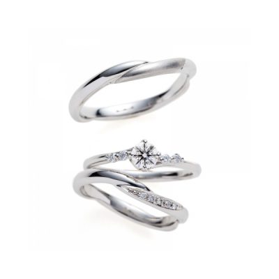 BRIDGE　ブリッジ　BROOCH　ブローチ　新潟　シンプル　結婚指輪　婚約指輪　マリッジリング　エンゲージリング　セットリング　ダイヤモンド　プロポーズ　サプライズ　結婚式　キラキラ