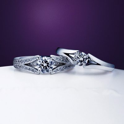 俄NIWAKAの瑞穂波みずほなみ婚約指輪エンゲージリングは新潟のカプルに人気、正規取扱店BROOCHブローチ新潟