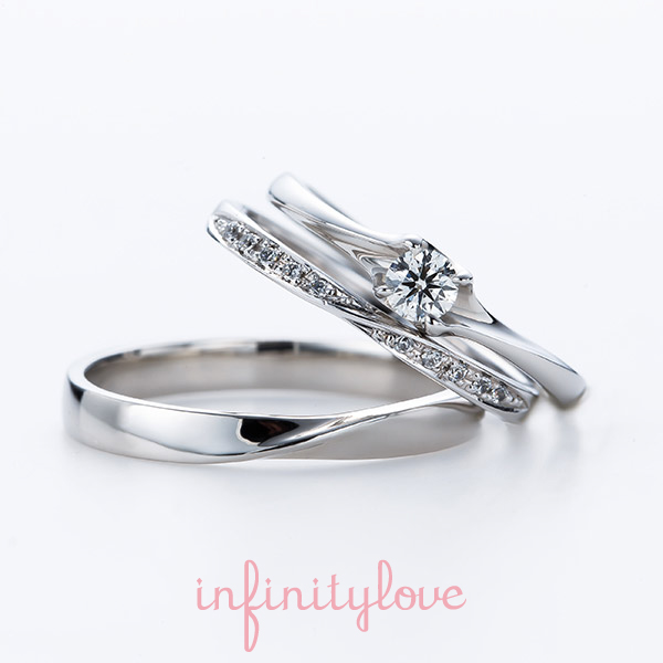 新潟でかわいい結婚指輪を探すならBROOCHで唯一取り扱いのinfinityloveインフィニティラブのparfumeパフューム