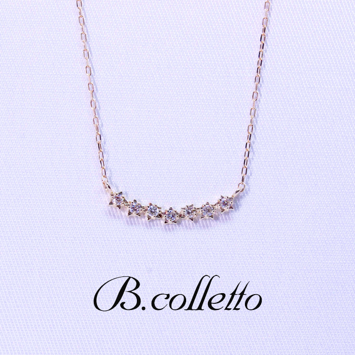 B.colletto　ダイヤモンドネックレス