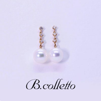 B.colletto pearl ＆ dia pierce