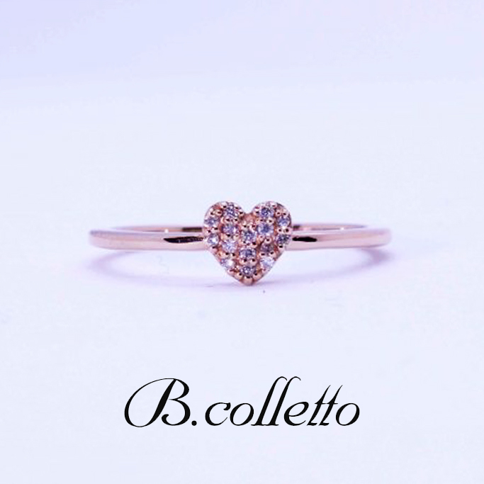 B.colletto　ハートダイヤリング