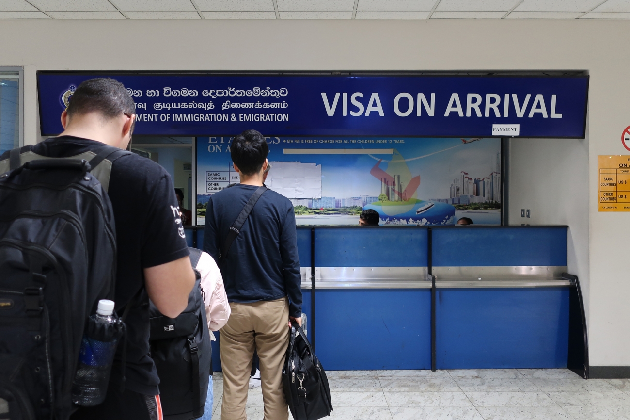 スリランカの渡航VISAはその場で取得可能