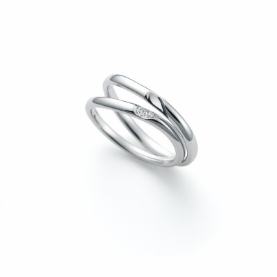 シンプル細身の着けやすい結婚指輪