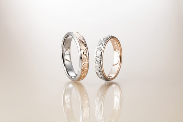 カッコよくておしゃれな結婚指輪はハワイアンジュエリーのＭＡＫＡＮＡ