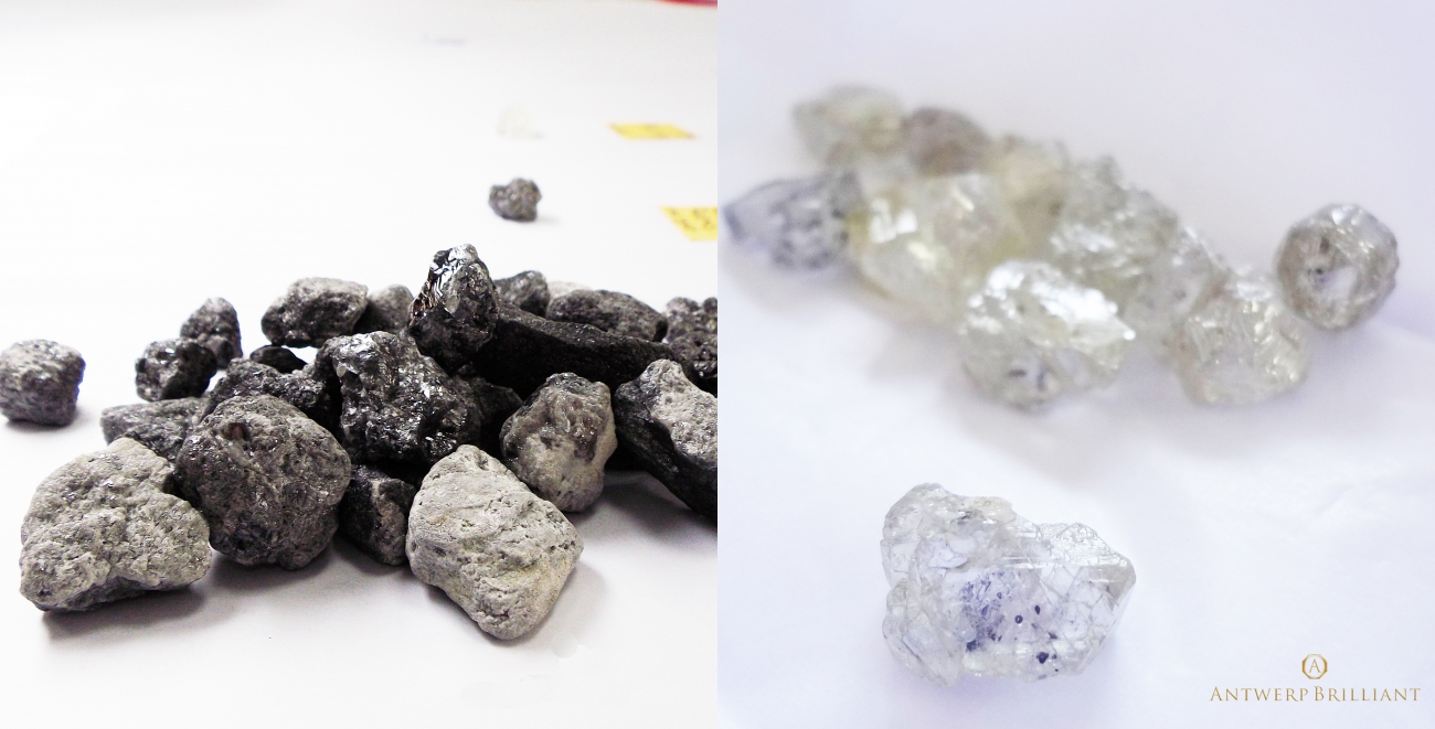 ダイヤモンド原石の品質が上質