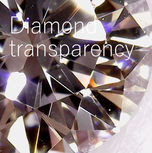 ダイヤモンドの内包物は透明度を妨げる