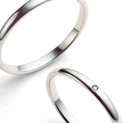 新潟で鍛造のかっこいいリーズナブルなマリッジリングを探すならバンビジュエリーのﾄﾓﾐTomomiがおすすめ県内唯一の正規取扱店はBROOCHブローチ