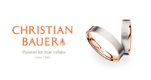 新潟市のブローチで選ぶドイツ製の鍛造の結婚指輪はクリスチャンバウアーがおすすめです。