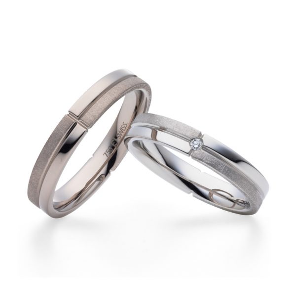 新潟で結婚指輪婚約指輪を探しているならBROOCHブローチで取り扱いブランドのフラージャコーのセミオーダーシステムリングディビデュエルがおふたりの好みに合わせてお作りできるのでおすすめ