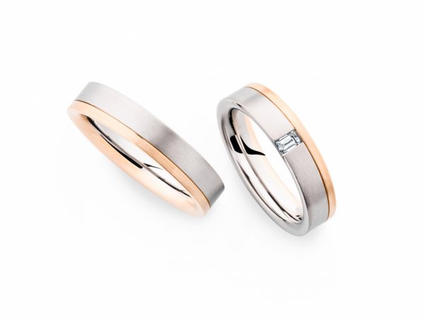 太めコンビの結婚指輪